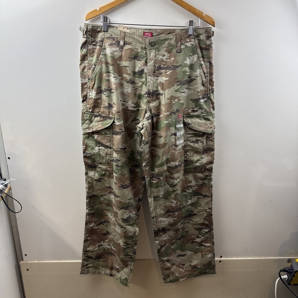 Levi's Men's Camo Print XX Cargo Baggy Fit Pants